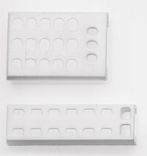 9 mm brede klemvoeten